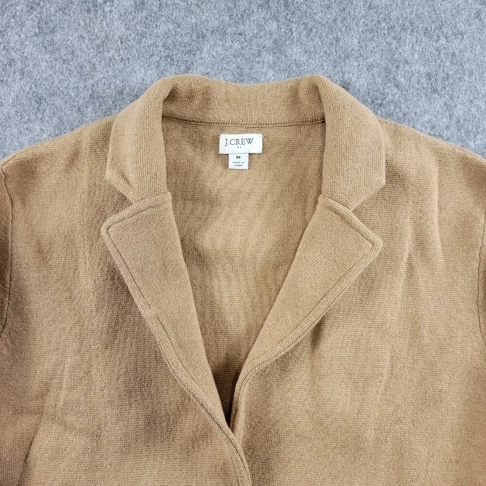 J.Crew Tan Cardigan Blazer Women Size Medium